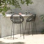 Christopher Knight Home - Ferrara Stylish and Durable Outdoor Wicker Barstools, Set of 2