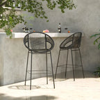 Christopher Knight Home - Ferrara Stylish and Durable Outdoor Wicker Barstools, Set of 2
