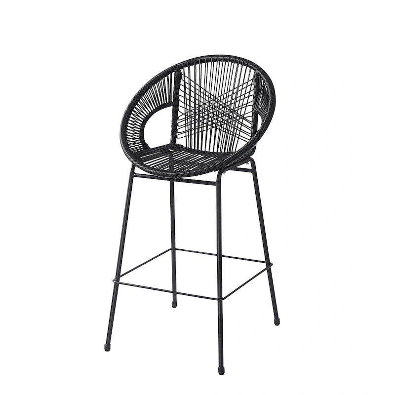 Christopher Knight Home - Ferrara Stylish and Durable Outdoor Wicker Barstools, Set of 2