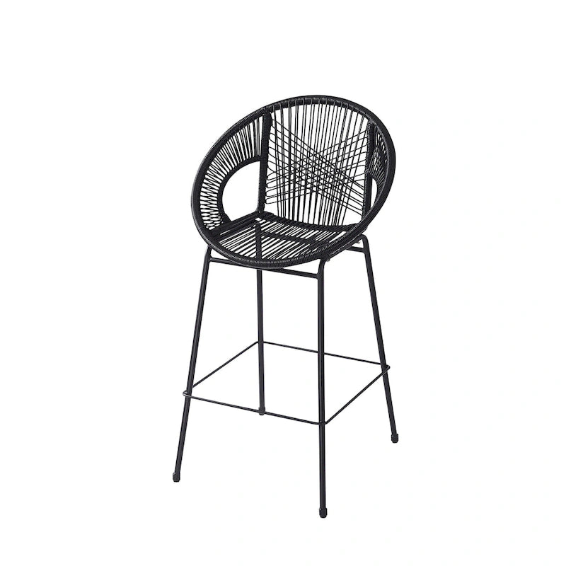 Christopher Knight Home - Ferrara Stylish and Durable Outdoor Wicker Barstools, Set of 2