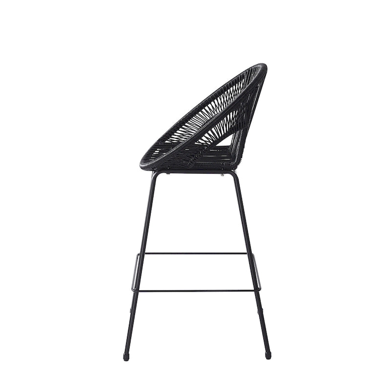 Christopher Knight Home - Ferrara Stylish and Durable Outdoor Wicker Barstools, Set of 2
