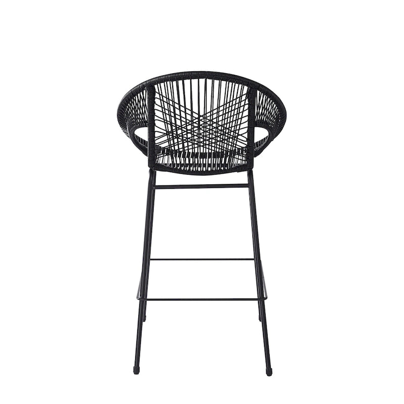 Christopher Knight Home - Ferrara Stylish and Durable Outdoor Wicker Barstools, Set of 2