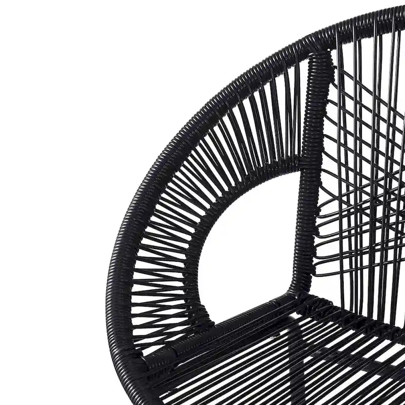 Christopher Knight Home - Ferrara Stylish and Durable Outdoor Wicker Barstools, Set of 2