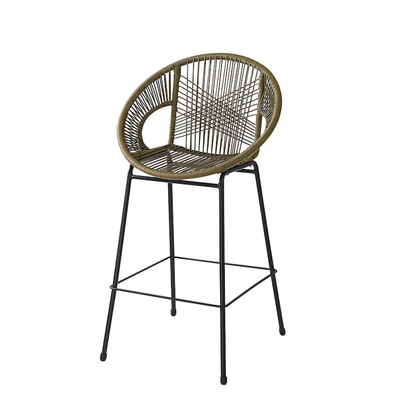 Christopher Knight Home - Ferrara Stylish and Durable Outdoor Wicker Barstools, Set of 2