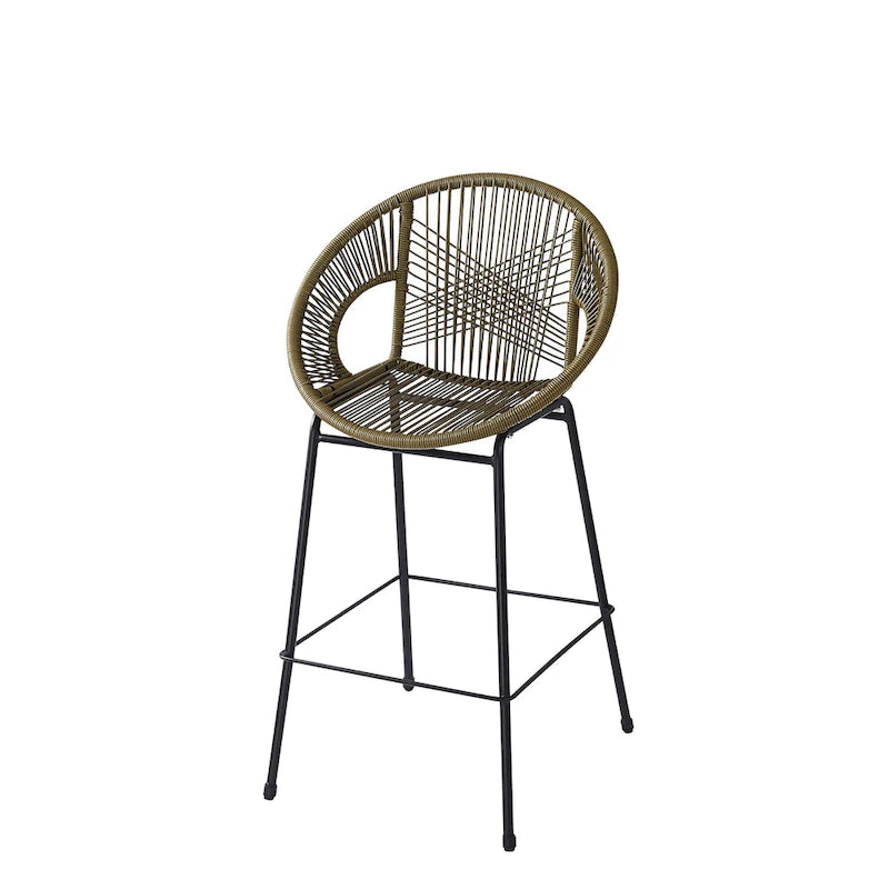 Christopher Knight Home - Ferrara Stylish and Durable Outdoor Wicker Barstools, Set of 2