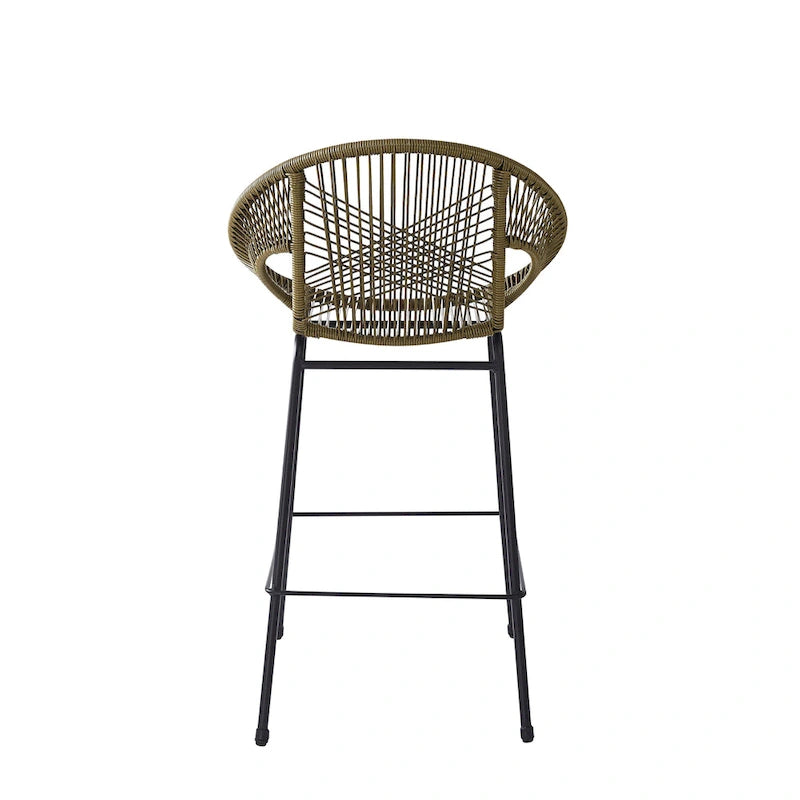 Christopher Knight Home - Ferrara Stylish and Durable Outdoor Wicker Barstools, Set of 2