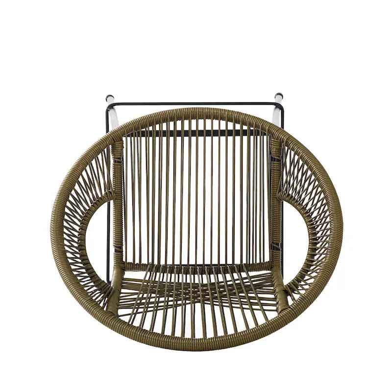 Christopher Knight Home - Ferrara Stylish and Durable Outdoor Wicker Barstools, Set of 2