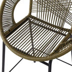 Christopher Knight Home - Ferrara Stylish and Durable Outdoor Wicker Barstools, Set of 2