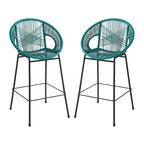 Christopher Knight Home - Ferrara Stylish and Durable Outdoor Wicker Barstools, Set of 2