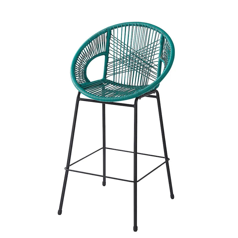 Christopher Knight Home - Ferrara Stylish and Durable Outdoor Wicker Barstools, Set of 2