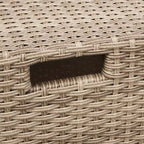 4-Seater Rattan Patio Conversation Set - Brown
