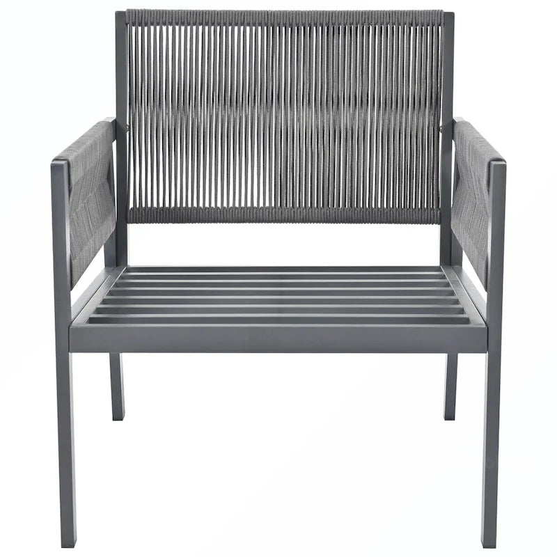 Rope Patio Sofa Set 4-Piece Loveseat & Chairs