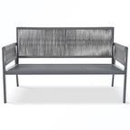 Rope Patio Sofa Set 4-Piece Loveseat & Chairs