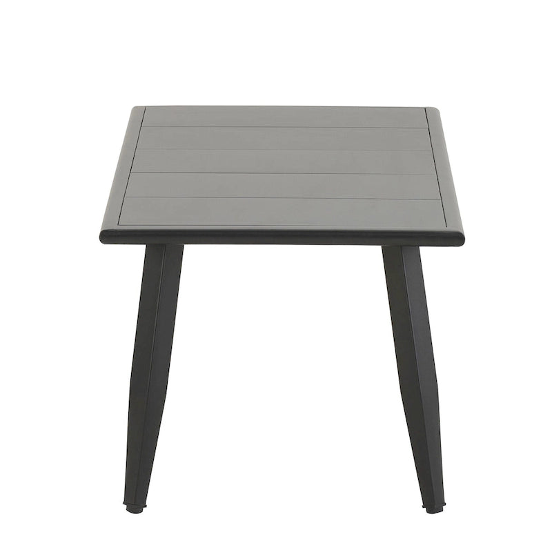 Outdoor Metal Chairs with Iron Table for Patios (Set of 4)