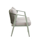 Outdoor Metal Chairs with Iron Table for Patios (Set of 4)