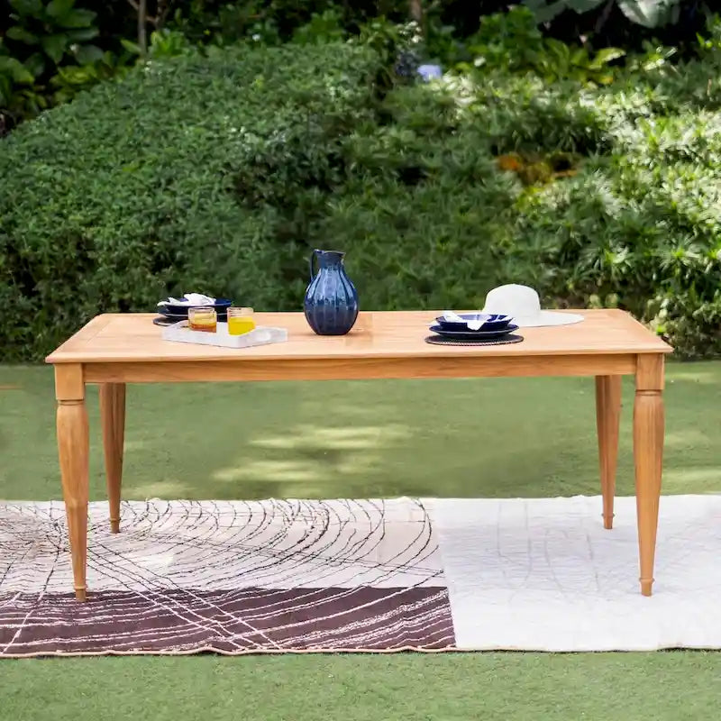 Cambridge Casual Ventura Teak Outdoor Rectangular Dining Table