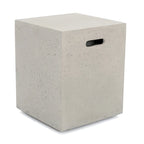 Black Aluminum Outdoor Fire Pit Chat Set 4-Seater