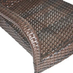 Bullpond Aluminum/ Brown Wicker 9-piece Outdoor Dining Set by Christopher Knight Home
