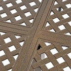 Bullpond Aluminum/ Brown Wicker 9-piece Outdoor Dining Set by Christopher Knight Home