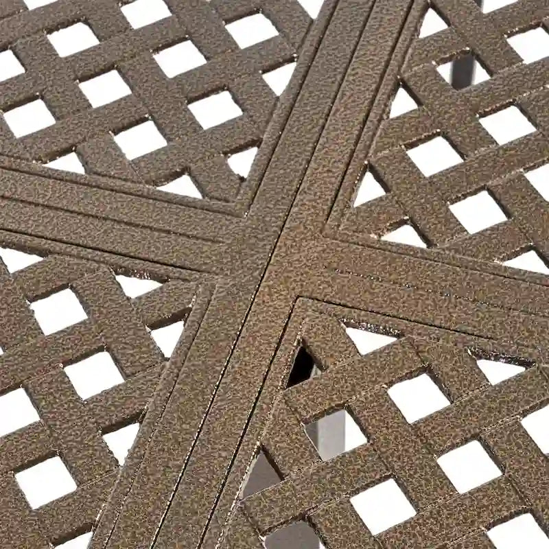 Bullpond Aluminum/ Brown Wicker 9-piece Outdoor Dining Set by Christopher Knight Home