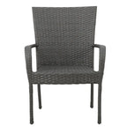 Jefferson Outdoor 8 Seater Wood and Wicker Dining Set by Christopher Knight Home