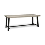 Jefferson Outdoor 8 Seater Wood and Wicker Dining Set by Christopher Knight Home