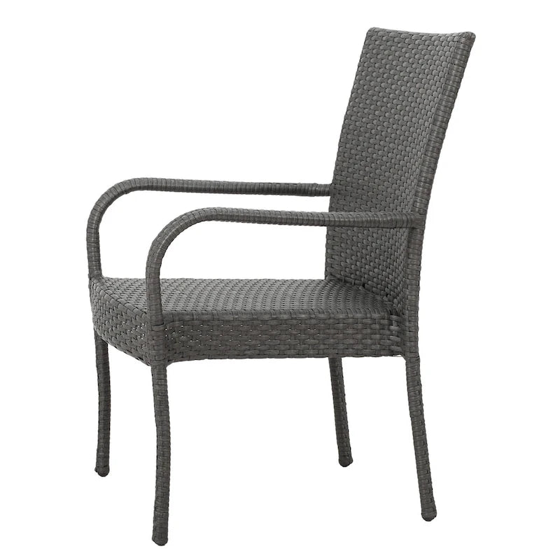 Jefferson Outdoor 8 Seater Wood and Wicker Dining Set by Christopher Knight Home