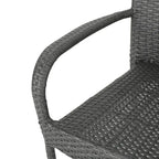 Jefferson Outdoor 8 Seater Wood and Wicker Dining Set by Christopher Knight Home