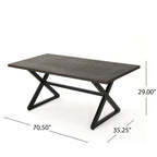 Dion Outdoor 7-piece Rectangular Wicker Aluminum Dining Set with Cushions by Christopher Knight Home