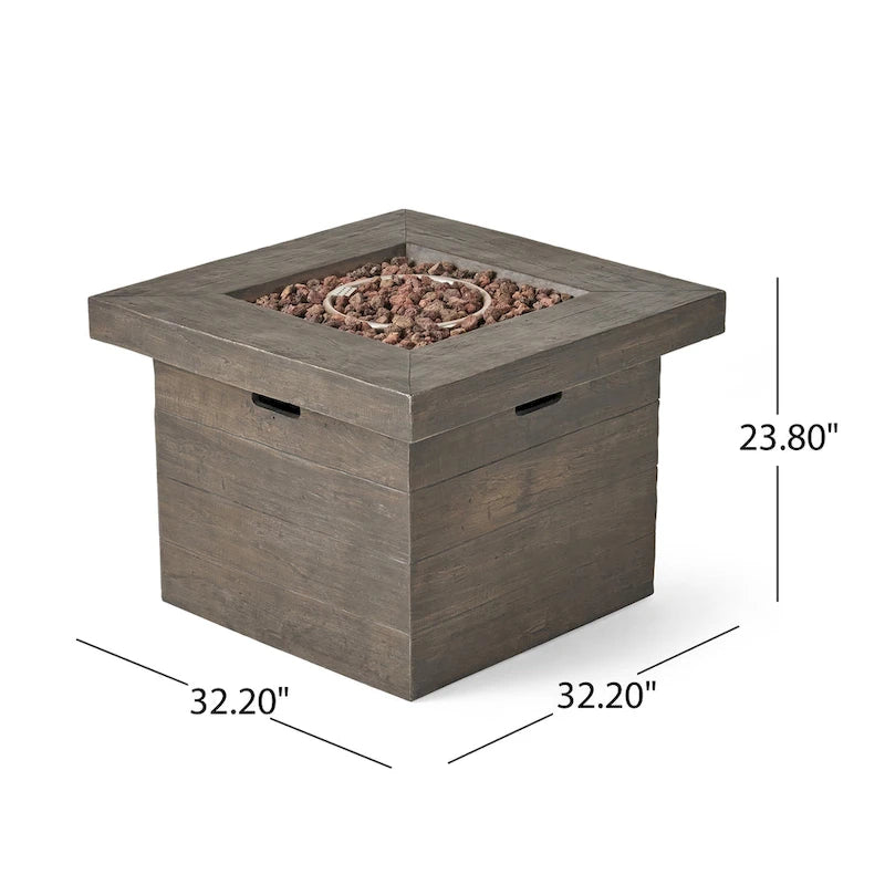 Keana Outdoor Wicker 5-piece Fire Table Chat Set by Christopher Knight Home