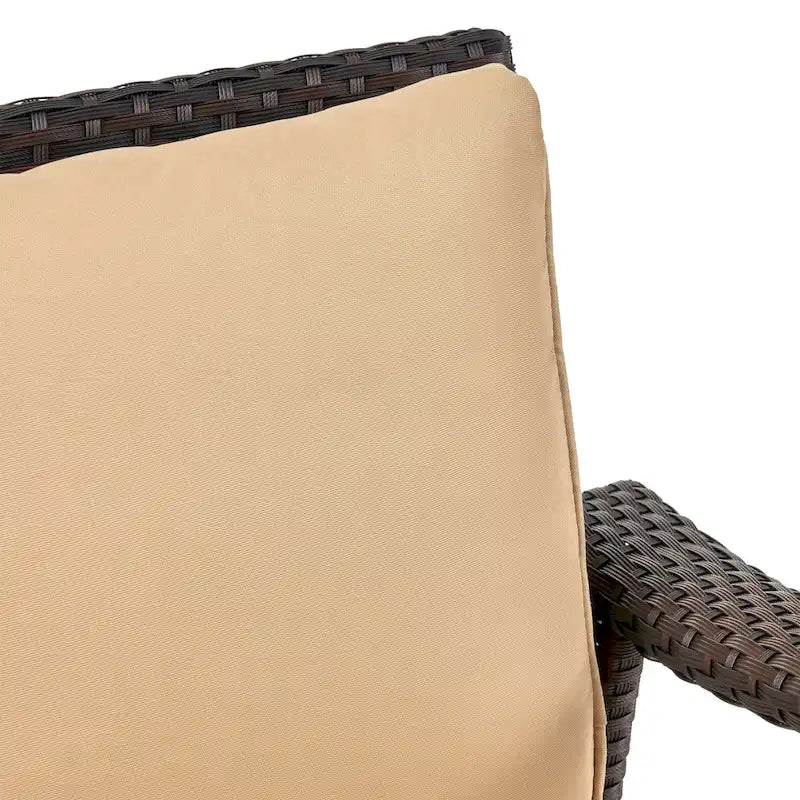 Keana Outdoor Wicker 5-piece Fire Table Chat Set by Christopher Knight Home