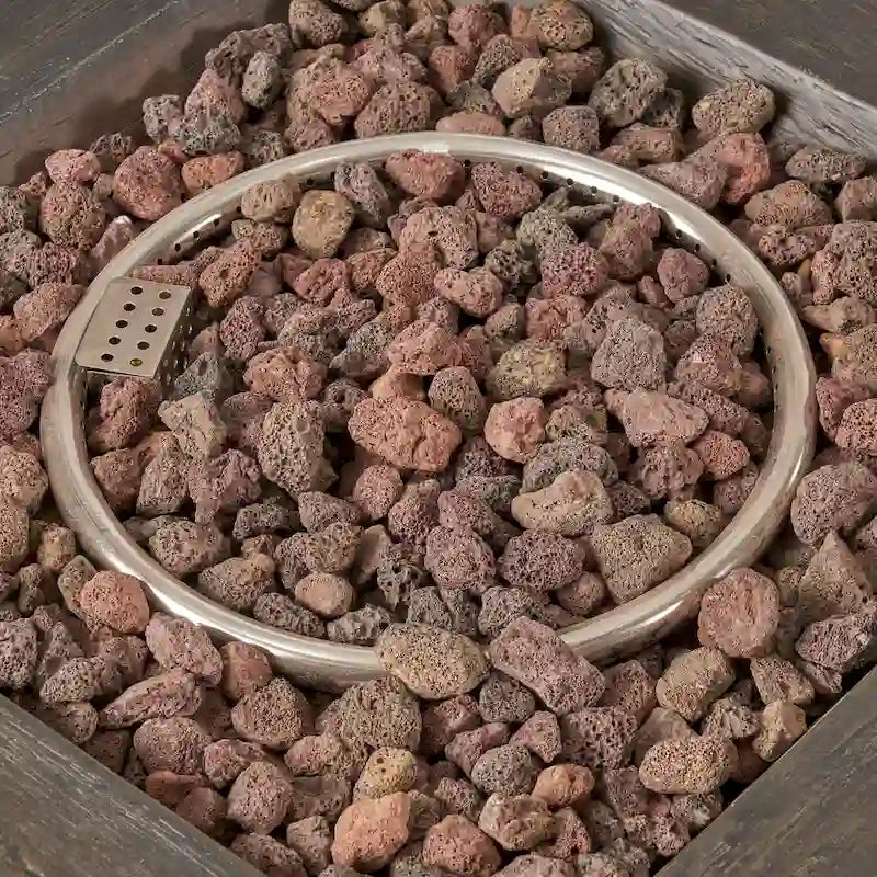 Keana Outdoor Wicker 5-piece Fire Table Chat Set by Christopher Knight Home