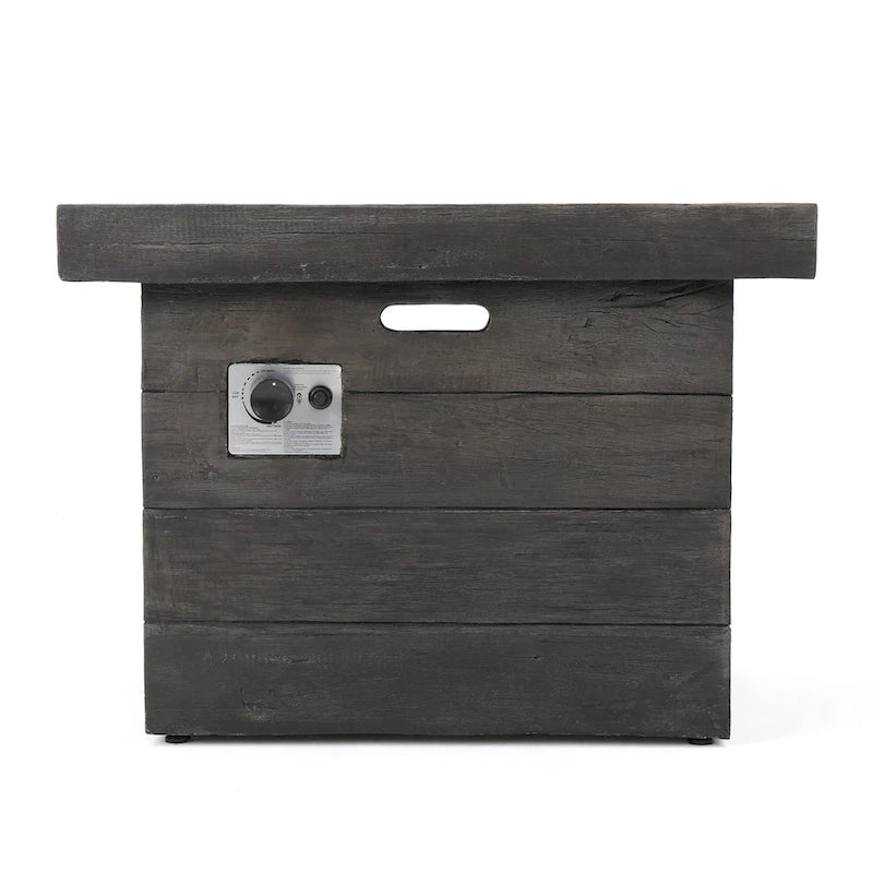 Keana Outdoor Wicker 5-piece Fire Table Chat Set by Christopher Knight Home