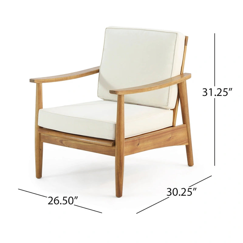 Willowbrook Wood Club Chair (Set of 2) by Christopher Knight Home