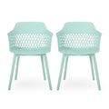 Azalea Outdoor Modern Dining Chair (Set of 2) by Christopher Knight Home - 23.00  W x 21.50  D x 33.00  H