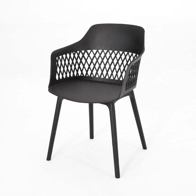 Azalea Outdoor Modern Dining Chair (Set of 2) by Christopher Knight Home - 23.00  W x 21.50  D x 33.00  H