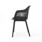 Azalea Outdoor Modern Dining Chair (Set of 2) by Christopher Knight Home - 23.00  W x 21.50  D x 33.00  H