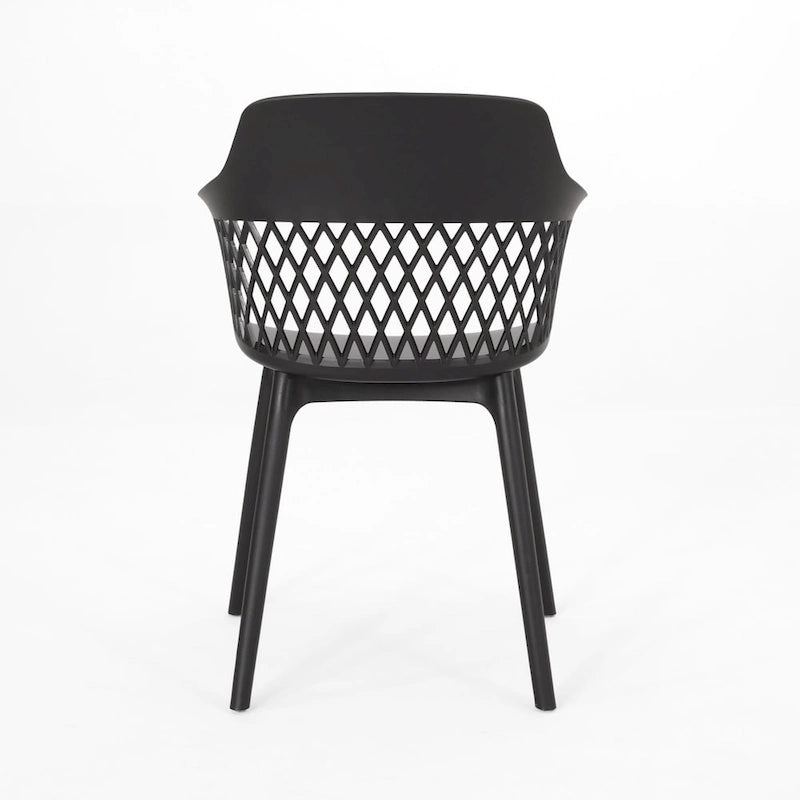 Azalea Outdoor Modern Dining Chair (Set of 2) by Christopher Knight Home - 23.00  W x 21.50  D x 33.00  H