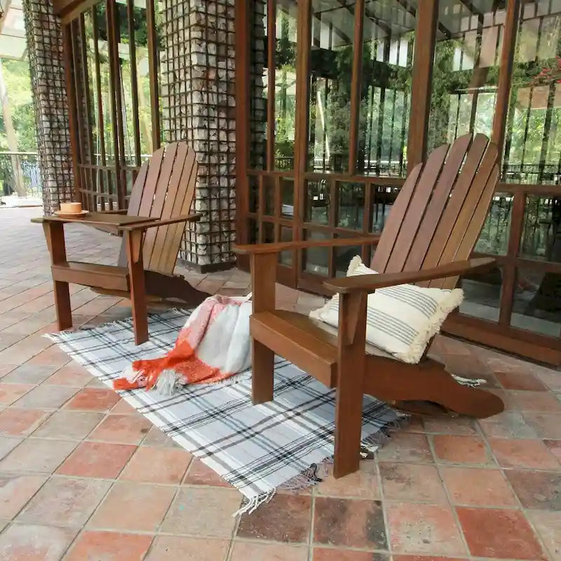 Cambridge Casual Austin Outdoor Adirondack Chair - Natural