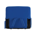 Foldable Reclining Stadium Chair with Backpack Straps and Heated Seat