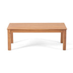 Temecula Acacia Wood Outdoor Loveseat and Coffee Table Set with Cushions by Christopher Knight Home