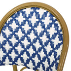 Louna Outdoor French Cafe Chair (Set of 4) by Christopher Knight Home