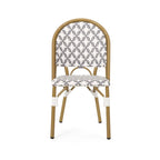 Louna Outdoor French Cafe Chair (Set of 4) by Christopher Knight Home