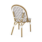 Louna Outdoor French Cafe Chair (Set of 4) by Christopher Knight Home