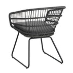 Lemere Outdoor Wicker Dining Chair with Cushion (Set of 2) by Christopher Knight Home