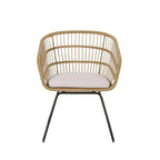Lemere Outdoor Wicker Dining Chair with Cushion (Set of 2) by Christopher Knight Home