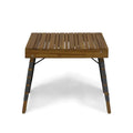 Huntsville Outdoor Acacia Wood Foldable Side Table by Christopher Knight Home