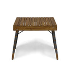 Huntsville Outdoor Acacia Wood Foldable Side Table by Christopher Knight Home