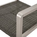 Cape Coral Outdoor Rectangle Aluminum Dining Chair (Set of 2) by Christopher Knight Home
