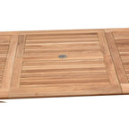 11-piece Teak Dining Set with Armchairs - 11 Piece